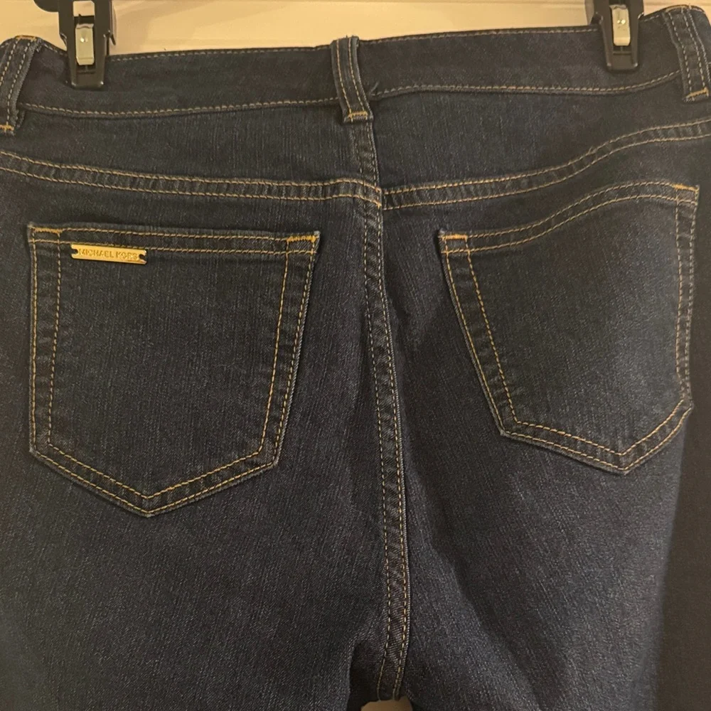 Michael Kors Women's Dark Blue Flare Jeans